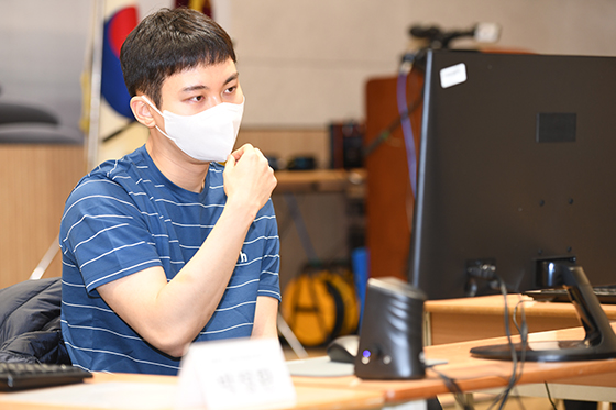 ▲2021 중국 갑조리그에서 초반 5연승을 달리고 있는 박정환 9단